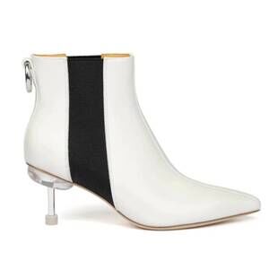 NEW 4CCCCEES women's osha dive chelsea boots in mid white